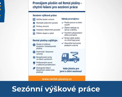 Sezonní výškové práce